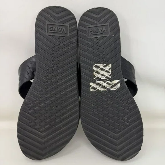 Vans Karina Rozunko Strap Mega Platform Sandals Black Women’s Size 8 - Picture 6 of 7